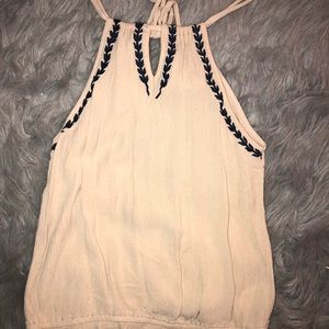 Tank top with accents